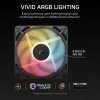 Chladiaci ventilátor CORSAIR RS120-R ARGB 120mm 3-pack, 120 mm, ARGB osvetlenie, 3 ventilátory