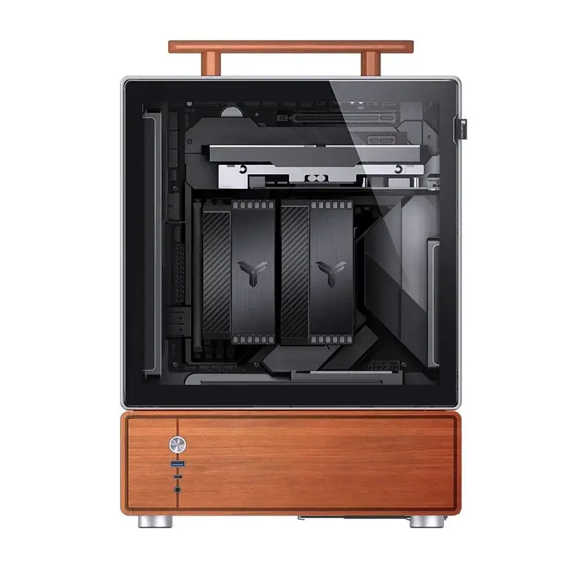 PC skriňa Jonsbo T7 Midi Tower mATX Tempered Glass strieborná