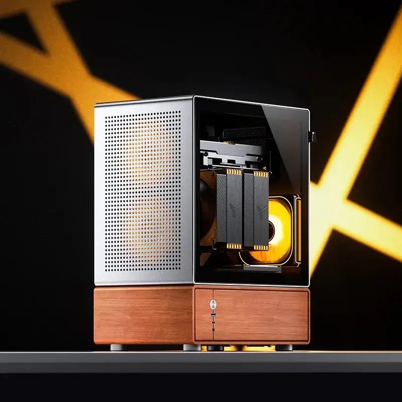 PC skriňa Jonsbo T7 Midi Tower mATX Tempered Glass strieborná