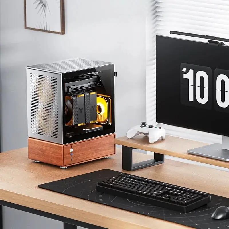 PC skriňa Jonsbo T7 Midi Tower mATX Tempered Glass strieborná