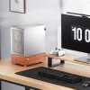PC skriňa Jonsbo T7 Midi Tower mATX Tempered Glass strieborná