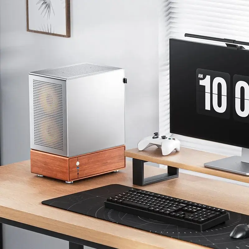 PC skriňa Jonsbo T7 Midi Tower mATX Tempered Glass strieborná