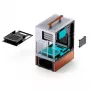 PC skriňa Jonsbo T7 Midi Tower mATX Tempered Glass strieborná