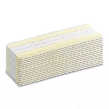 Podložky na parný mop Karcher 2.863-299.0, 340×118×3 mm, sada 15 kusov, béžová/biela