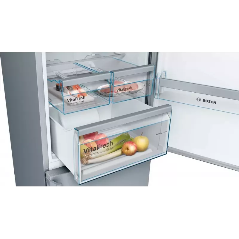 Bosch Serie 4 KGN397IEQ chladnička s mrazničkou voľne stojaca 368 l nerez