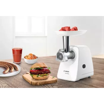 Bosch MFW2520W mlynček na mäso 1500 W nerez, biely