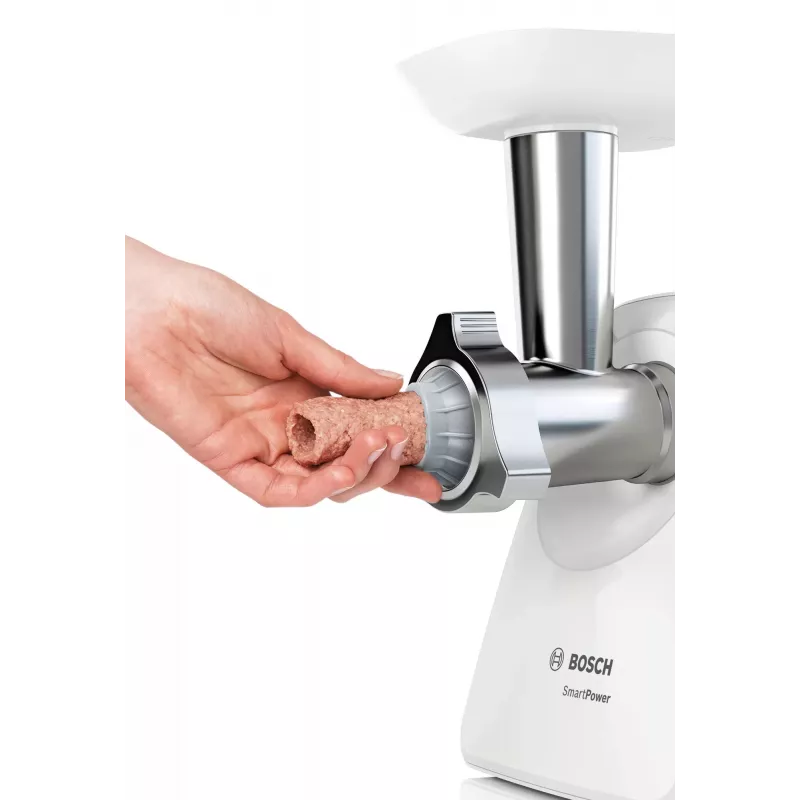 Bosch MFW2520W mlynček na mäso 1500 W nerez, biely