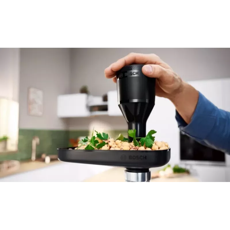 Bosch Serie 4 MFWS440B mlynček na mäso 1900 W, čierny, strieborný