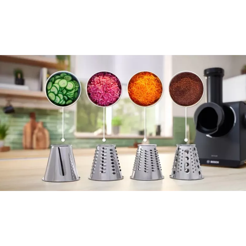 Bosch Serie 4 MFWS440B mlynček na mäso 1900 W, čierny, strieborný