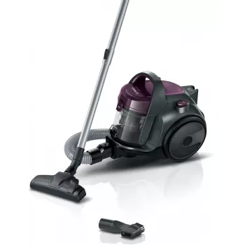 Vysávač Bosch BGC05AAA1 — 700 W, 1,5 l bezvreckový, HEPA 12, teleskopická nerezová trubica, 9 m akčný rádius, sivý