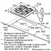 Bosch Serie 4 PNP6B6K40 varná doska čierna zabudovateľná 60 cm plynová 4 zóny