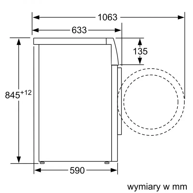 Práčka Bosch WAN2827FPL plnená zpredu 7 kg 1200 ot/min A+++ biela LED displej 598×845×590 mm