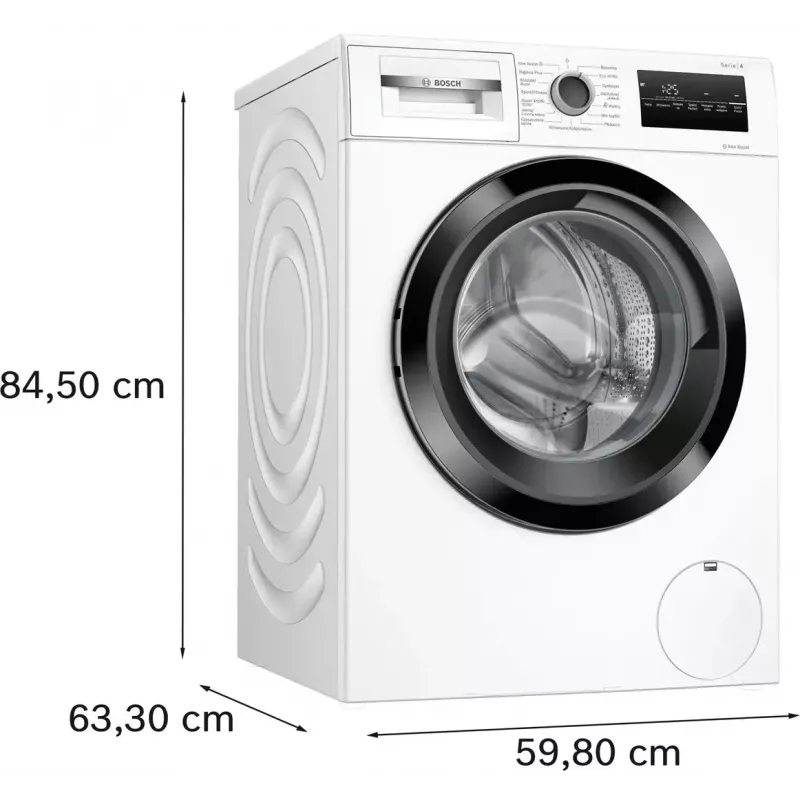 Práčka Bosch WAN2827FPL plnená zpredu 7 kg 1200 ot/min A+++ biela LED displej 598×845×590 mm