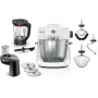 Bosch Serie 6 MUMS6EW22 kuchynský robot, 1600 W, cukrárska sada, nadstavec mixéra, biela/nehrdzavejúca oceľ