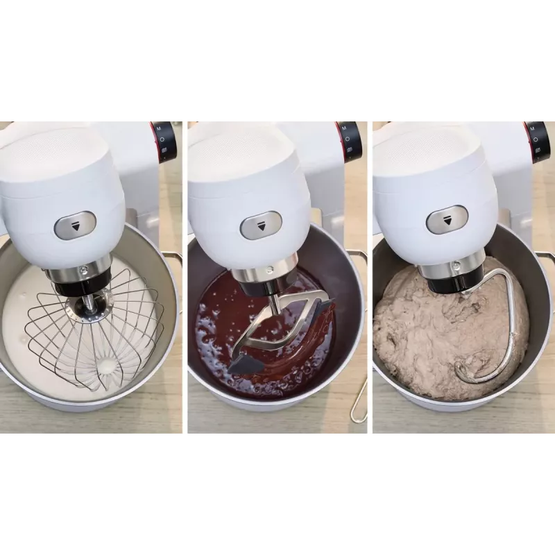 Bosch Serie 6 MUMS6EW22 kuchynský robot, 1600 W, cukrárska sada, nadstavec mixéra, biela/nehrdzavejúca oceľ