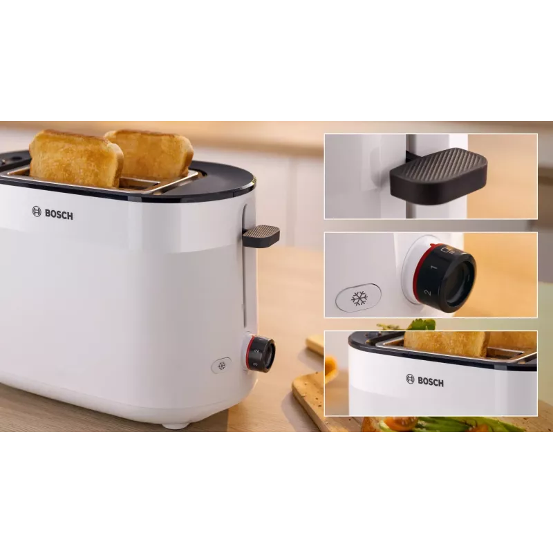 Bosch TAT2M121 hriankovač 6 2 plátky 950 W biela