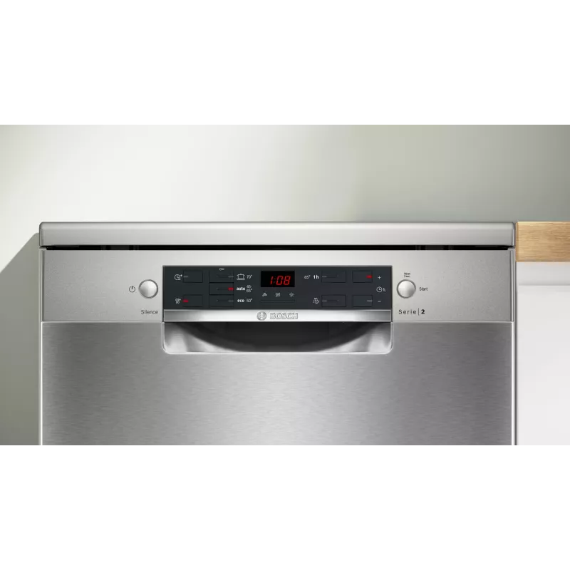 Umývačka riadu Bosch Serie 2 SMS25GI09F — voľne stojaca, 12 súprav riadu, 60 cm, 46 dB, sušenie výmenníkom tepla