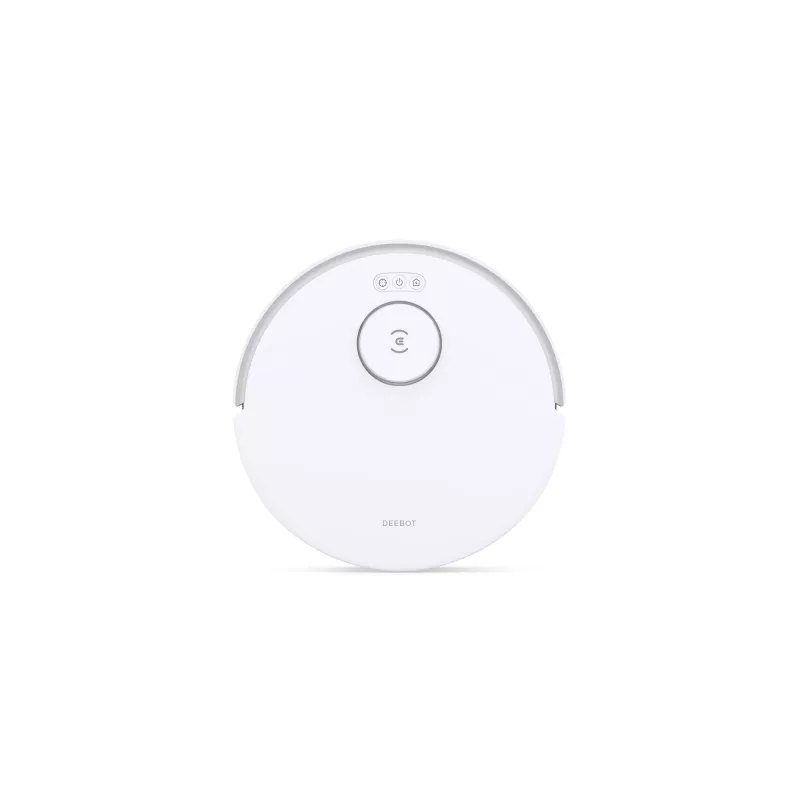 Ecovacs Deebot N20 Plus robotický vysávač a mop so stanicou PureCyclone, bez vrecka, 0,4 l, 5200 mAh, 300 min, výška 96 mm, biely