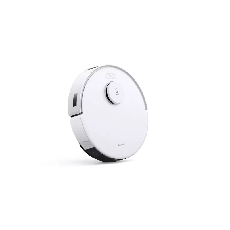 Ecovacs Deebot N20 Plus robotický vysávač a mop so stanicou PureCyclone, bez vrecka, 0,4 l, 5200 mAh, 300 min, výška 96 mm, biely