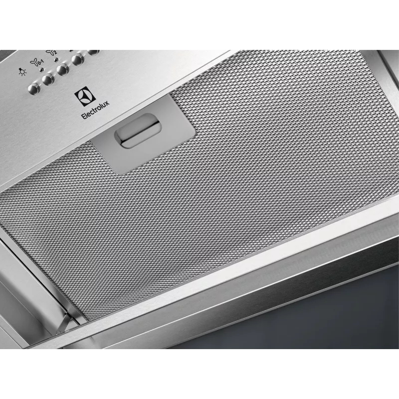 Electrolux LFG516X vstavaný odsávač pár, 54 cm, 600 m³/h (intenzívny režim), 3 rýchlosti, LED, diaľkové ovládanie, nehrdzavejúca oceľ