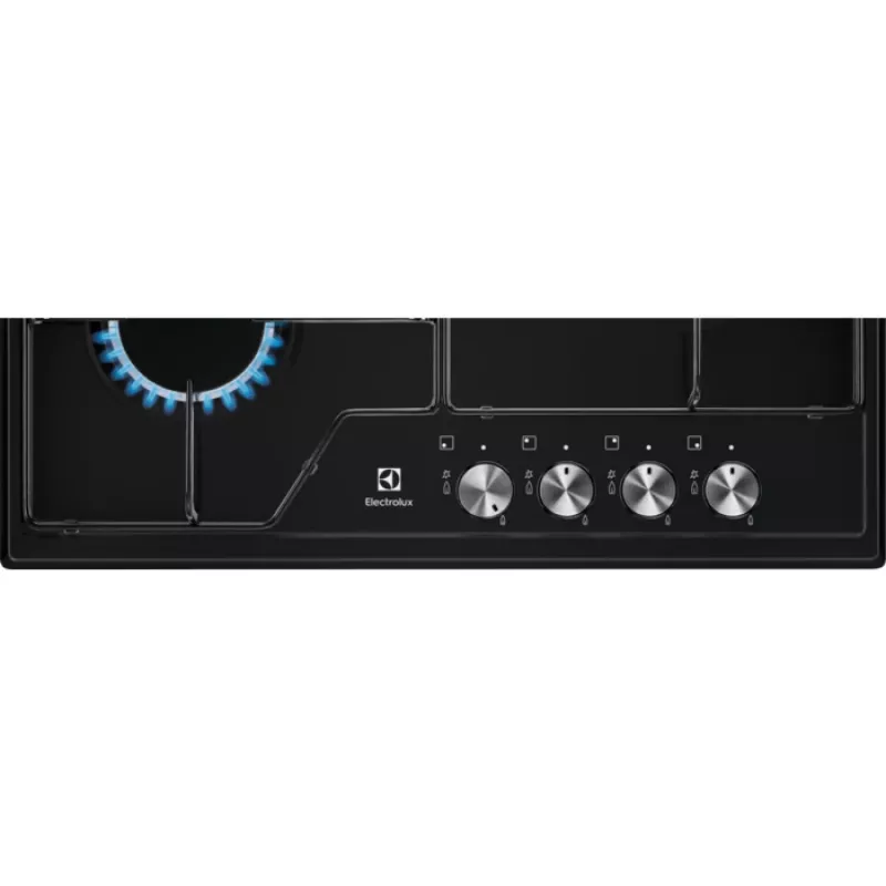 Electrolux EGS6424K, čierna, vstavaná, 60 cm, plynová, 4 varné zóny