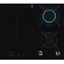 Electrolux KDI641723K varná doska čierna vstavaná 60 cm kombinovaná 4 zóny, otočný ovládač, dotykové ovládanie