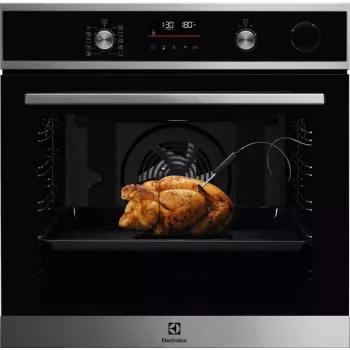 Vstavaná elektrická rúra Electrolux EOC6H76X — 72 l, teplovzdušná, gril, para, digitálny časovač
