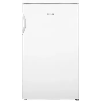 Voľne stojaca chladnička Gorenje R492PW — 133 l, biela, premeniteľné otváranie dverí, LED osvetlenie, otočné ovládače