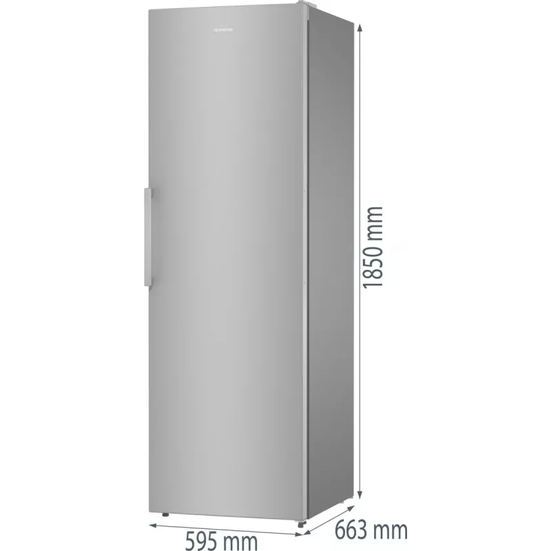Gorenje mraznička FN619EES5 BK065B, 280 l, 12,6 kg/24h, SN-N, No Frost systém, E, sivá