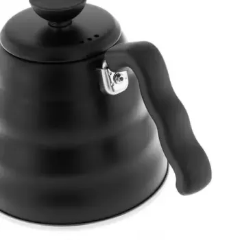 Elektrická kanvica HARIO 1,2 l (prakticky 800 ml), nerez, vhodná na indukciu, čierna