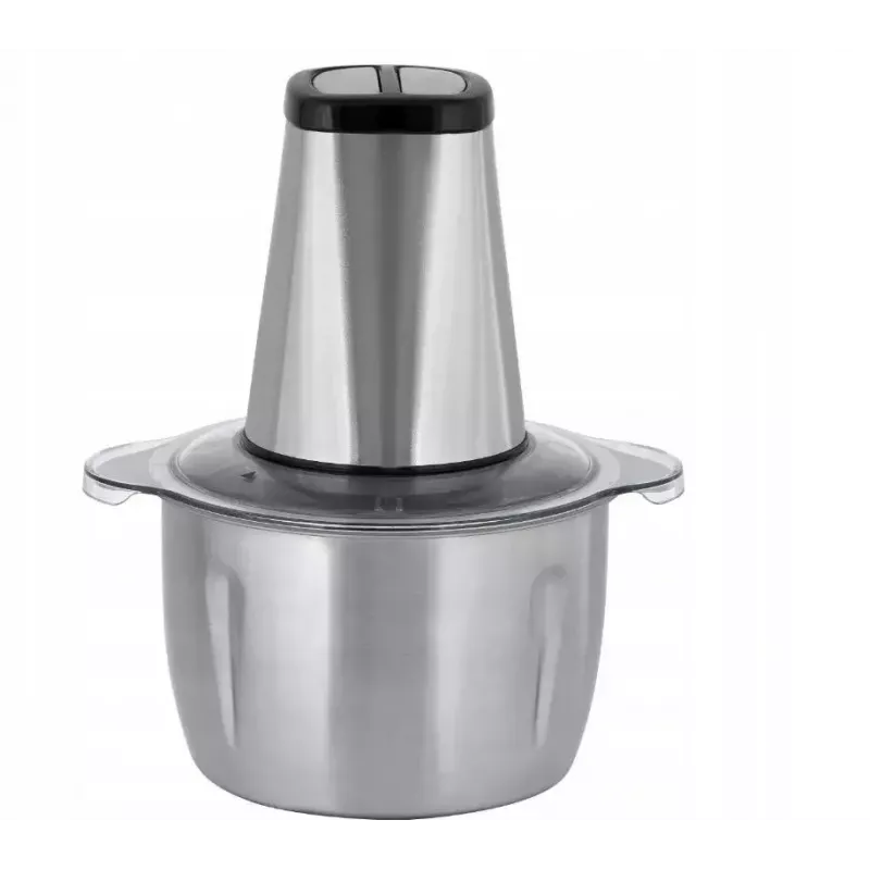 Elektrický drvič HEINRICH'S HMZ 8849 — 2 l, 500 W, drvenie ľadu, krájač zeleniny a ovocia, sivá