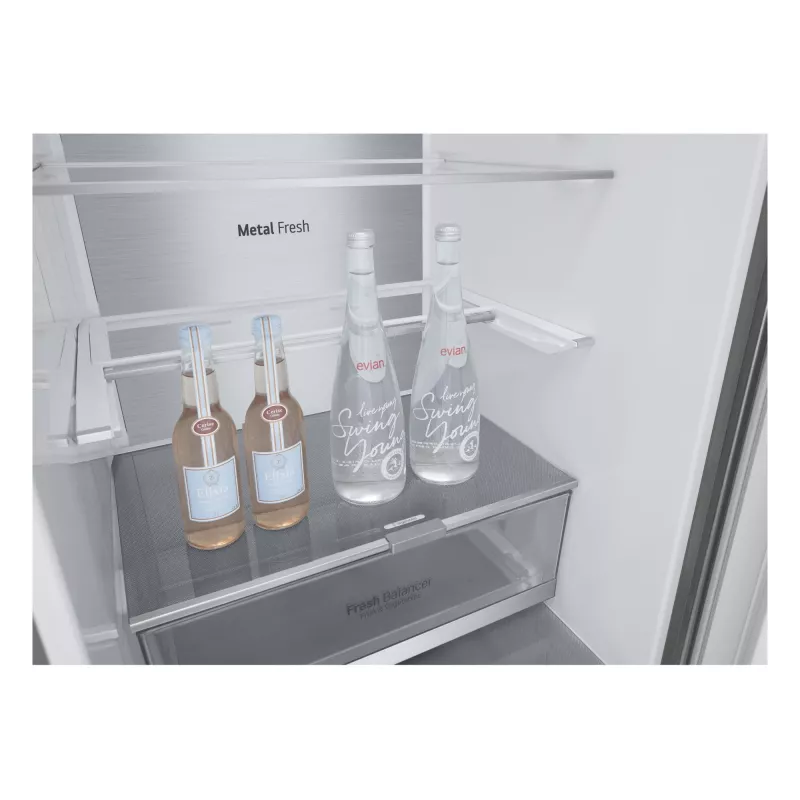 LG GBV7280DPY.APYQEUR chladnička s mrazničkou voľne stojaca 387 l strieborná