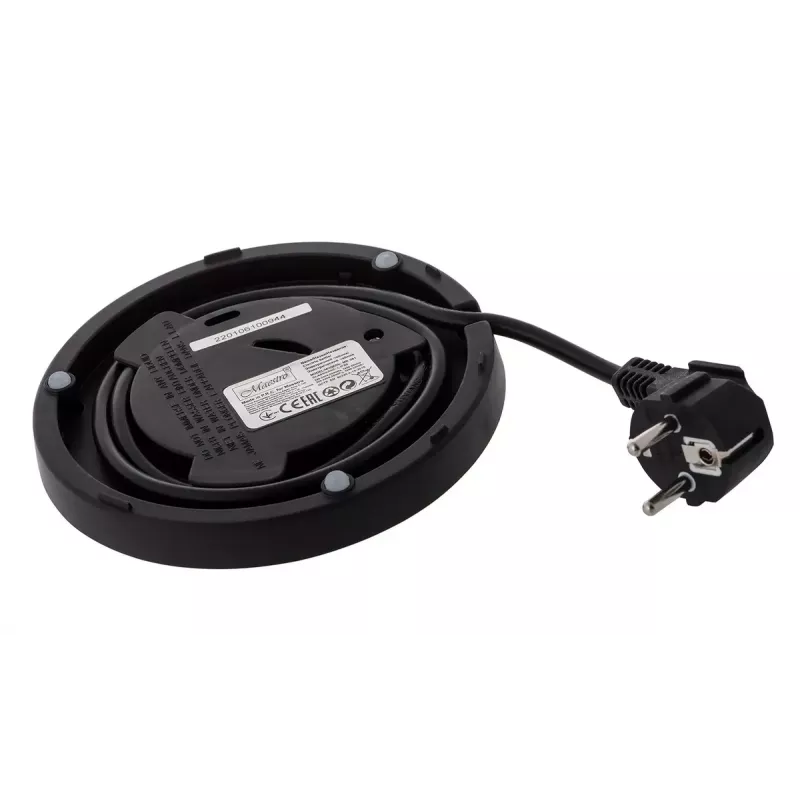 Maestro MR-061 elektrická rýchlovarná kanvica, sklenená, 2200 W, čierna