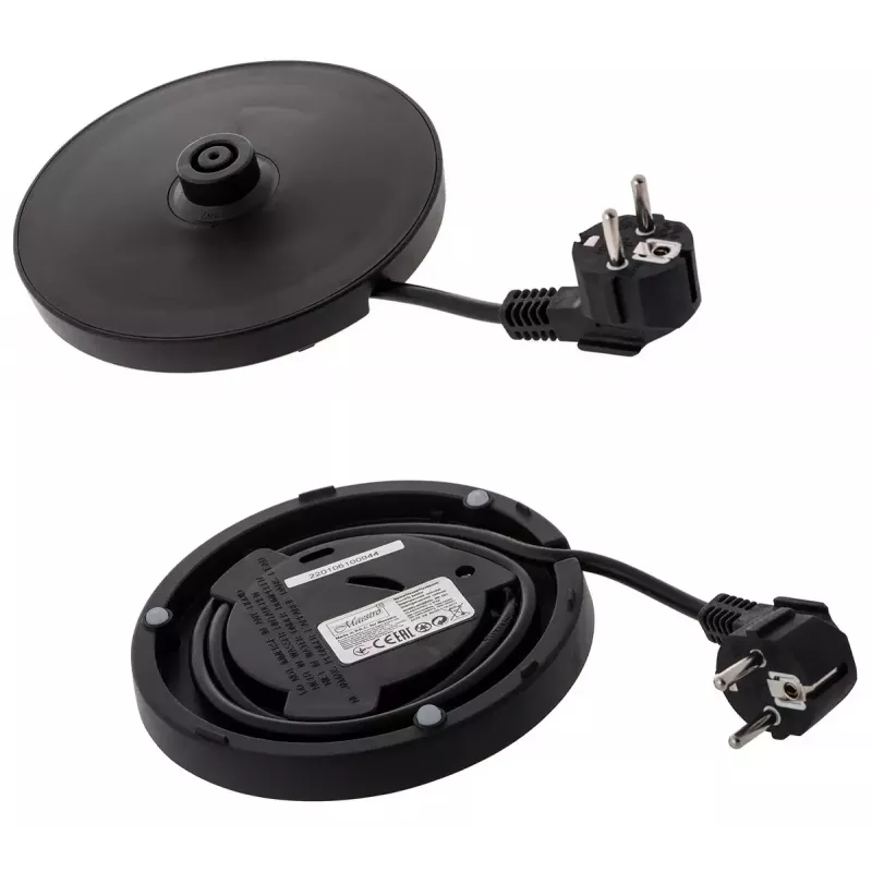 Maestro MR-061 elektrická rýchlovarná kanvica, sklenená, 2200 W, čierna