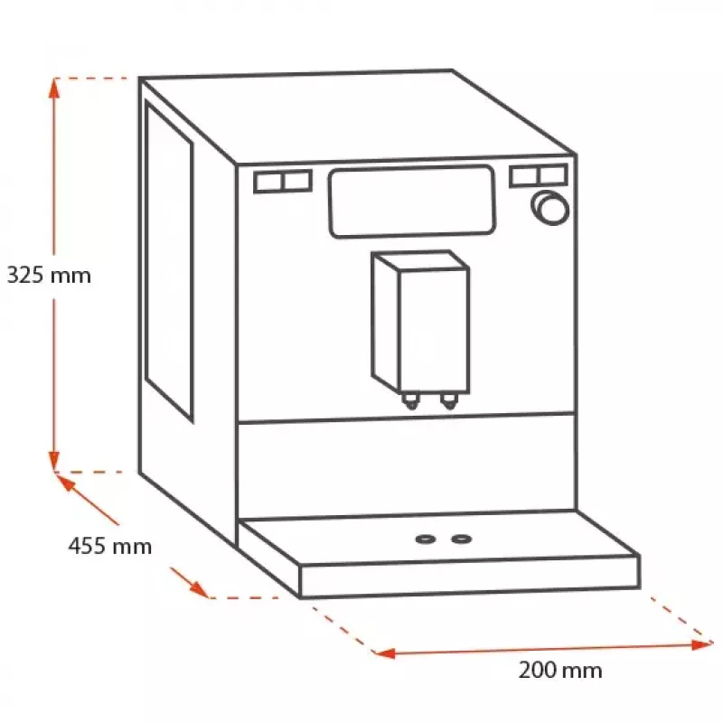 Espreso kávovar MELITTA SOLO E950-766, nádrž na vodu 1,2 l, integrovaný mlynček, 1400 W, strieborná