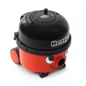 Podlahový vysávač NUMATIC HENRY HVR200-11 — 9 l vrecko na prach, 620 W, HEPA 11, 10 m kábel, červený