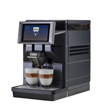 Kávovar Saeco Magic M1 — plnoautomatický, 2,5 l nádrž na vodu, 15 bar, integrovaný mlynček, zásobník na zrná 600 g, dotykový farebný displej