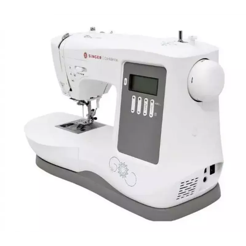 SINGER šijací stroj 7640 – elektrický model pre domácnosť, biela, viacero programov stehov