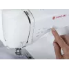 SINGER šijací stroj 7640 – elektrický model pre domácnosť, biela, viacero programov stehov