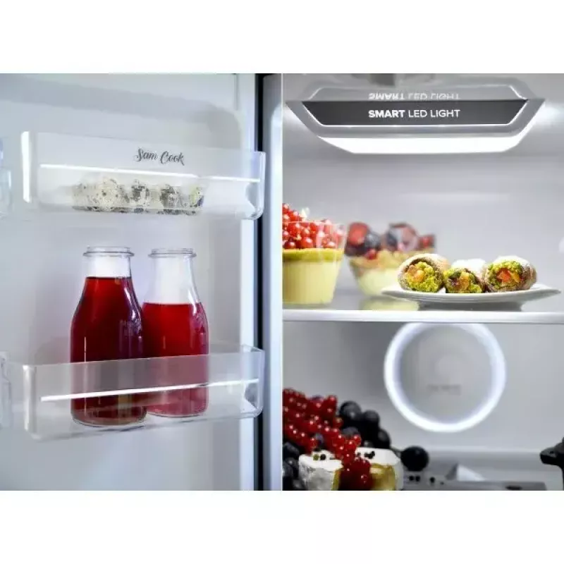 Chladnička s mrazničkou sam cook Multi Door 472 l, čierna, energetická trieda E