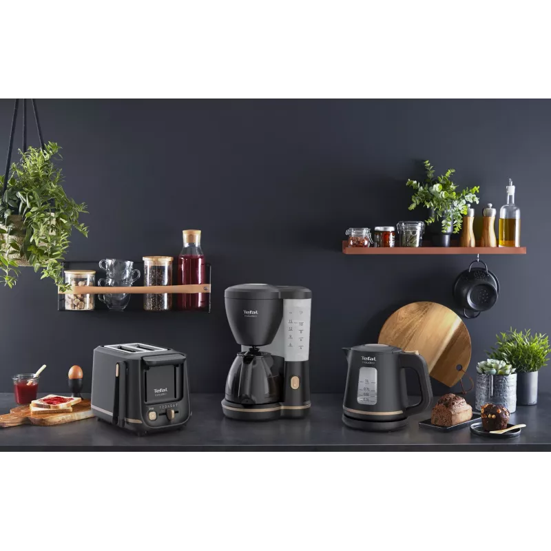 Tefal Includeo KI5338 rýchlovarná kanvica 1 l 2400 W čierna