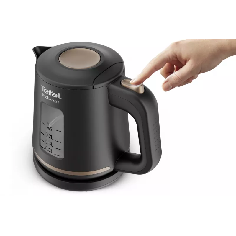 Tefal Includeo KI5338 rýchlovarná kanvica 1 l 2400 W čierna