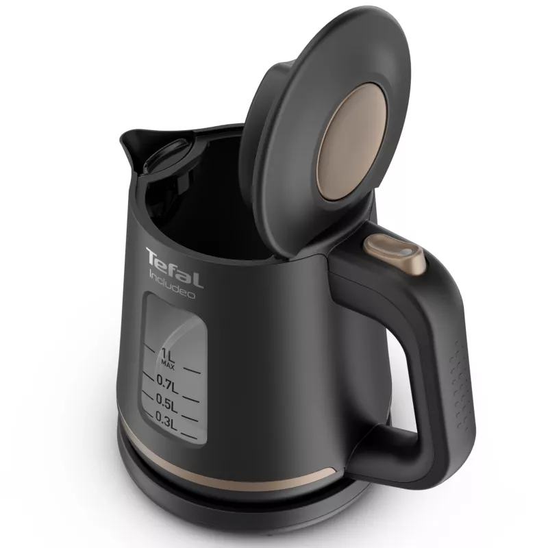 Tefal Includeo KI5338 rýchlovarná kanvica 1 l 2400 W čierna