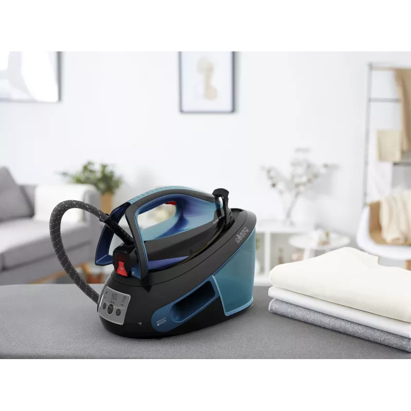 Tefal Express Vision SV8151 2800 W 1,8 l Durilium AirGlide Autoclean žehliaca plocha modrá, čierna