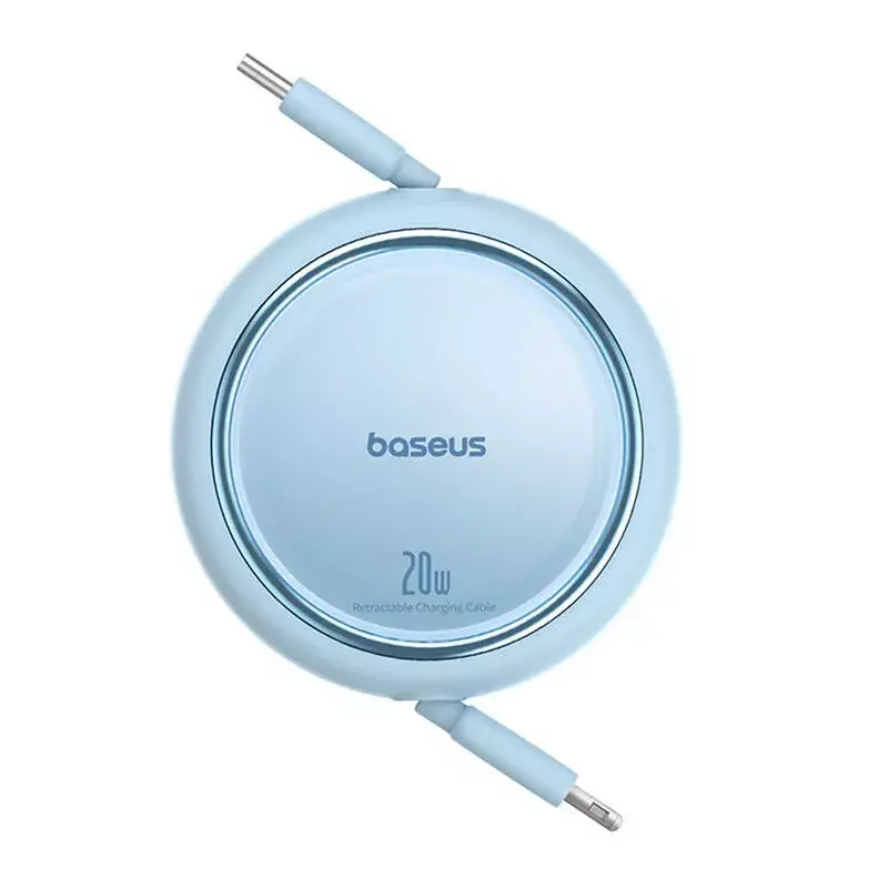 USB-C na Lightning kábel Baseus Free2Pull 20 W, 1 m, modrý, 480 Mbit/s, USB PD