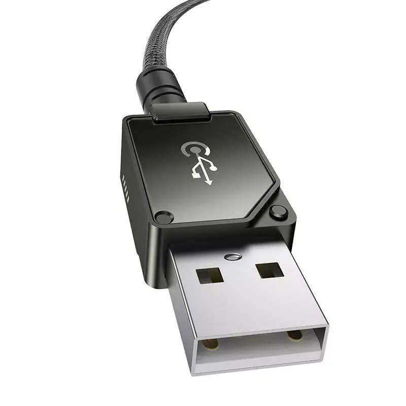 Kábel USB-A na Lightning Baseus P10355802111-00 — 1 m, 5V/2.4A, USB PD, aramidové vlákno, čierny
