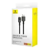 Kábel USB-A na Lightning Baseus P10355802111-00 — 1 m, 5V/2.4A, USB PD, aramidové vlákno, čierny
