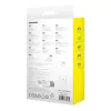 USB-A na Lightning kábel Baseus 1 m 5 V 2,4 A biely, USB PD, 480 Mbit/s