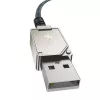 USB-A na Lightning kábel Baseus 1 m 5 V 2,4 A biely, USB PD, 480 Mbit/s