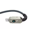 USB-A na Lightning kábel Baseus 1 m 5 V 2,4 A biely, USB PD, 480 Mbit/s